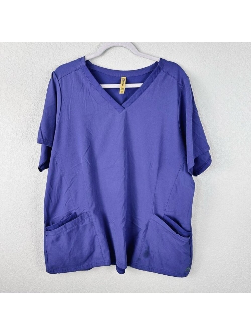 Wink purple scrub top size 2x